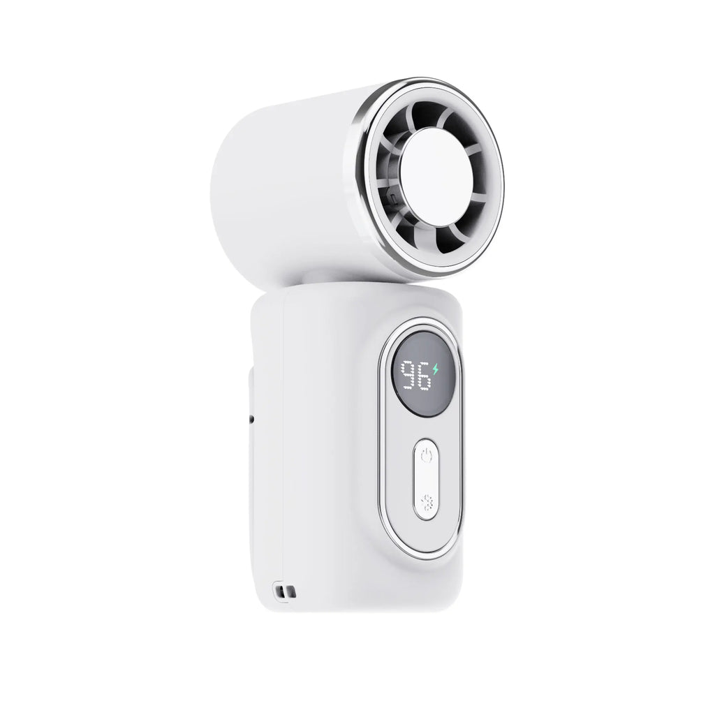 Portable Mini Clip Fan with Umbrella Holder – USB Rechargeable Personal Cooling Fan for Outdoor Use