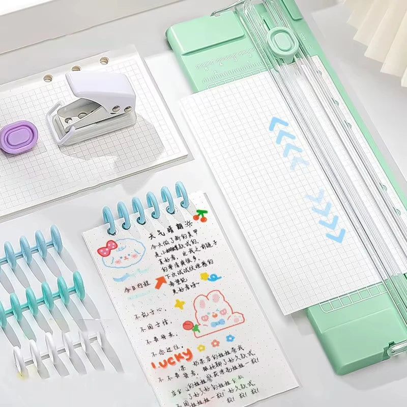 A4 Mini Paper Trimmer — Portable Paper Cutter for Journaling, Crafts, Scrapbooking & Cards