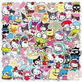 Kawaii Kuromi, My Melody & Hello Kitty Sticker Pack — Cute Sanrio Cartoon Decals (10/30/50/100pcs)