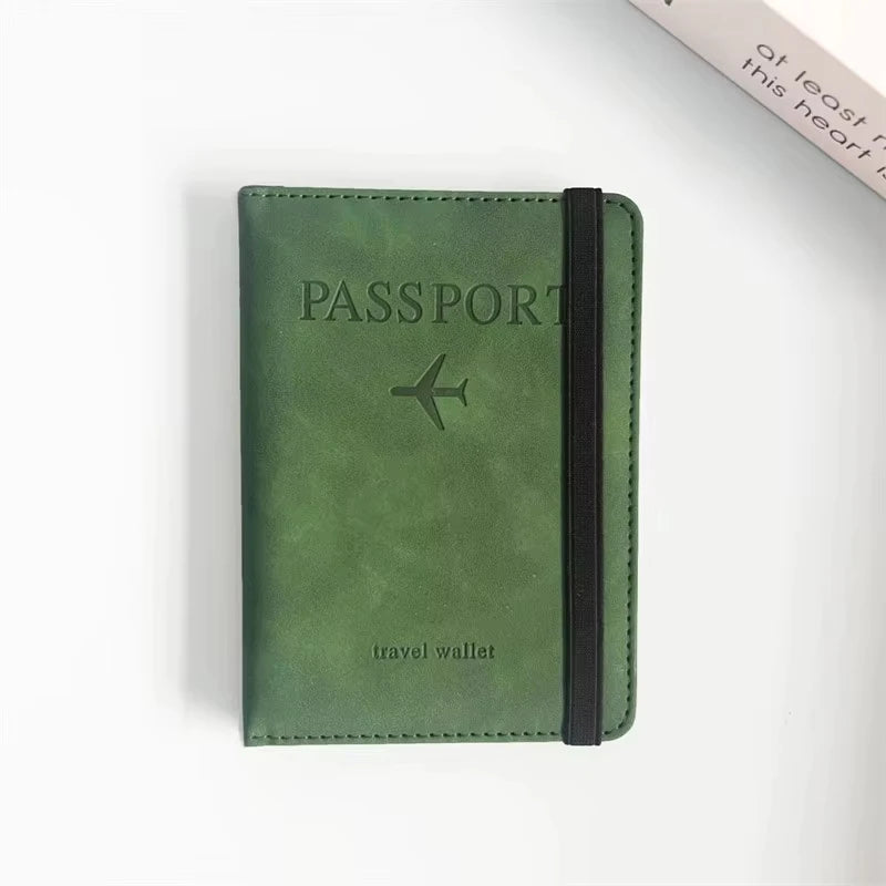 Travel Passport Holder & Wallet Cover — Lightweight PVC Case for Women & Men