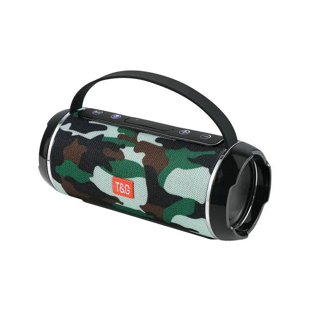Portable Bluetooth Speaker with FM Radio – Wireless Waterproof Subwoofer Sound Box