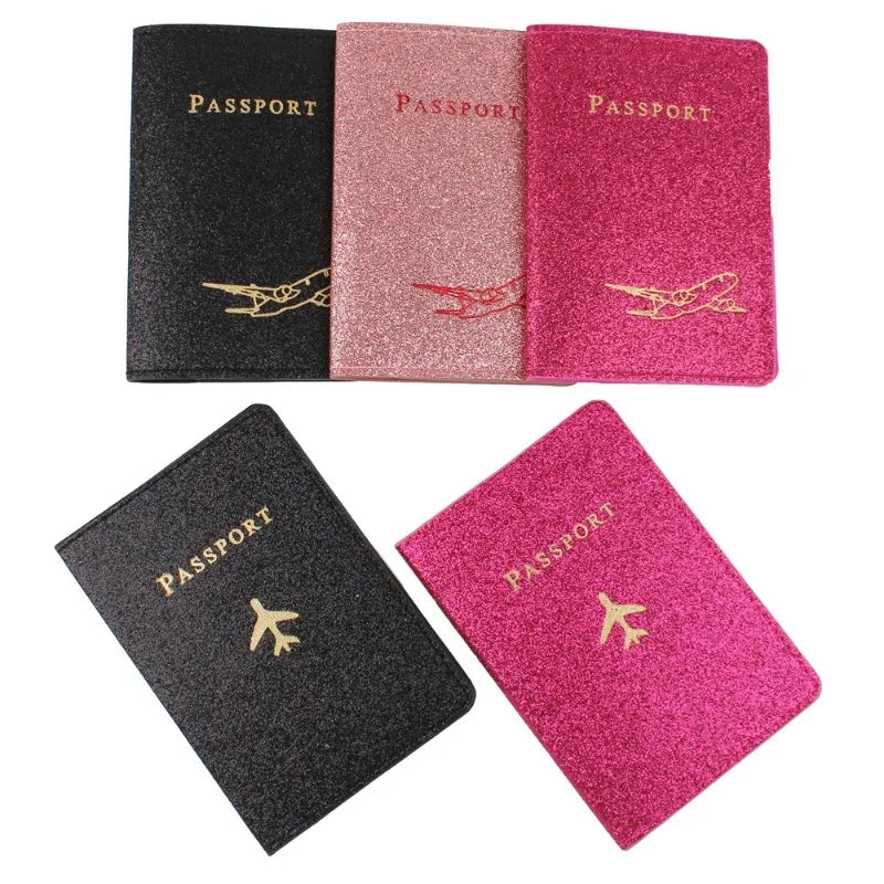 Fashion PU Leather Passport Cover & Card Holder — Slim Travel Wallet Organizer