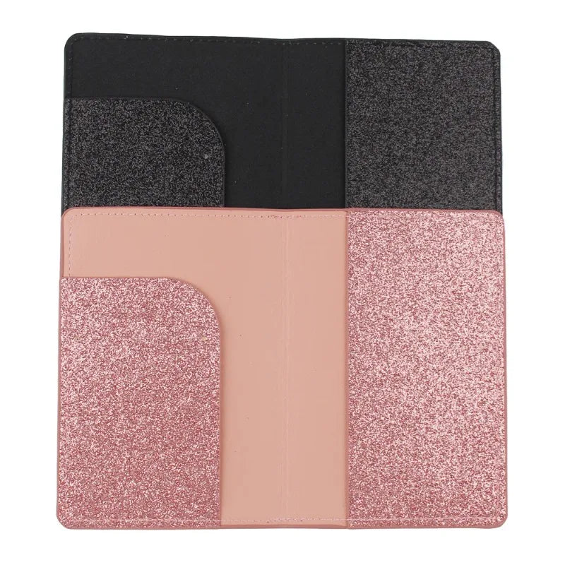 Fashion PU Leather Passport Cover & Card Holder — Slim Travel Wallet Organizer