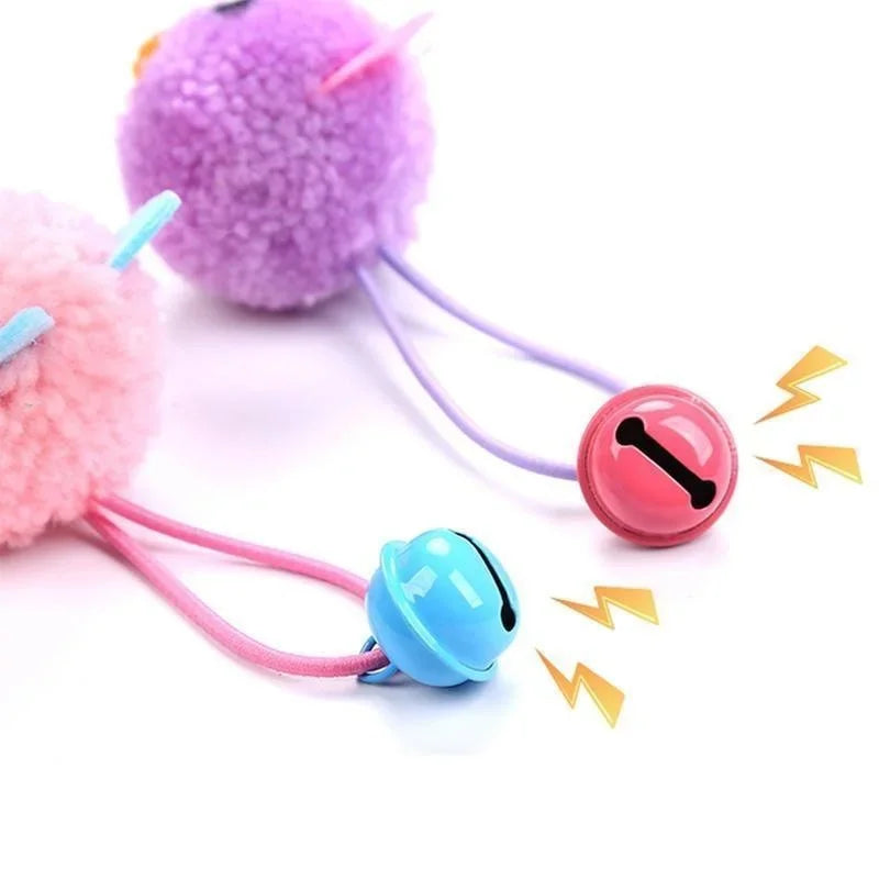 Plush Mouse Cat Toy with Bell – Interactive Pet Toy for Cats & Small Dogs