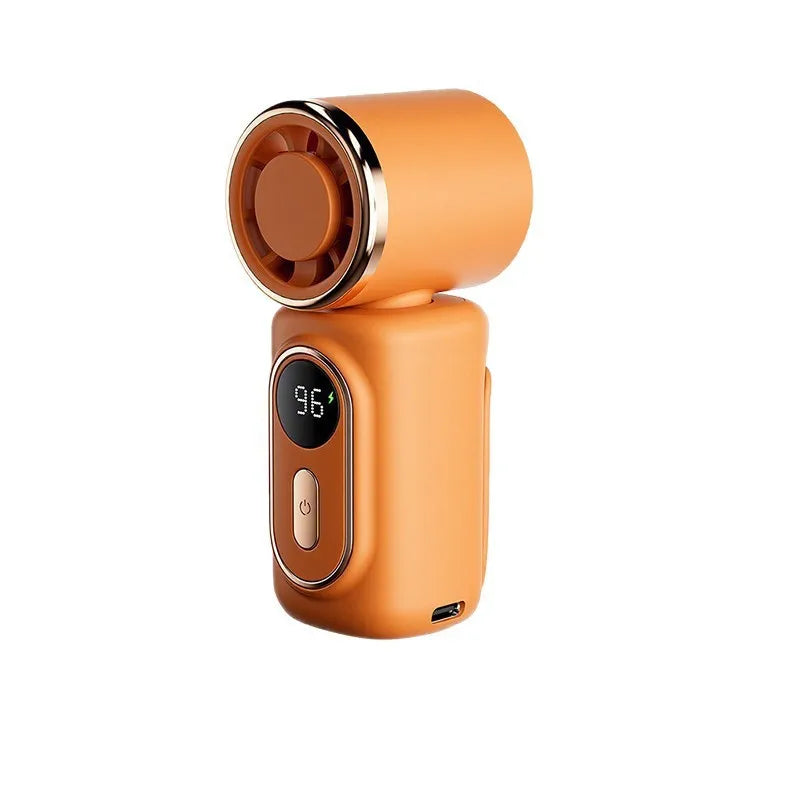 Portable Mini Clip Fan with Umbrella Holder – USB Rechargeable Personal Cooling Fan for Outdoor Use