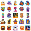 Halloween Graffiti Sticker Pack (50pcs) — Pumpkins, Bats & Castles