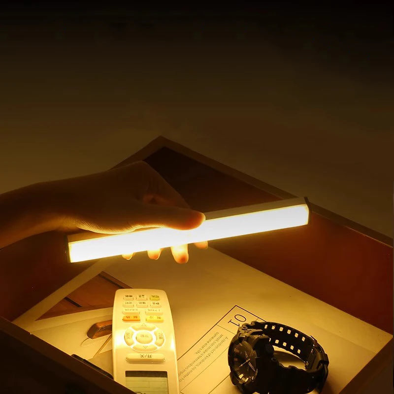 Wireless Motion Sensor LED Cabinet Light – USB Rechargeable, Magnetic Mount for Closet, Kitchen & Hallway