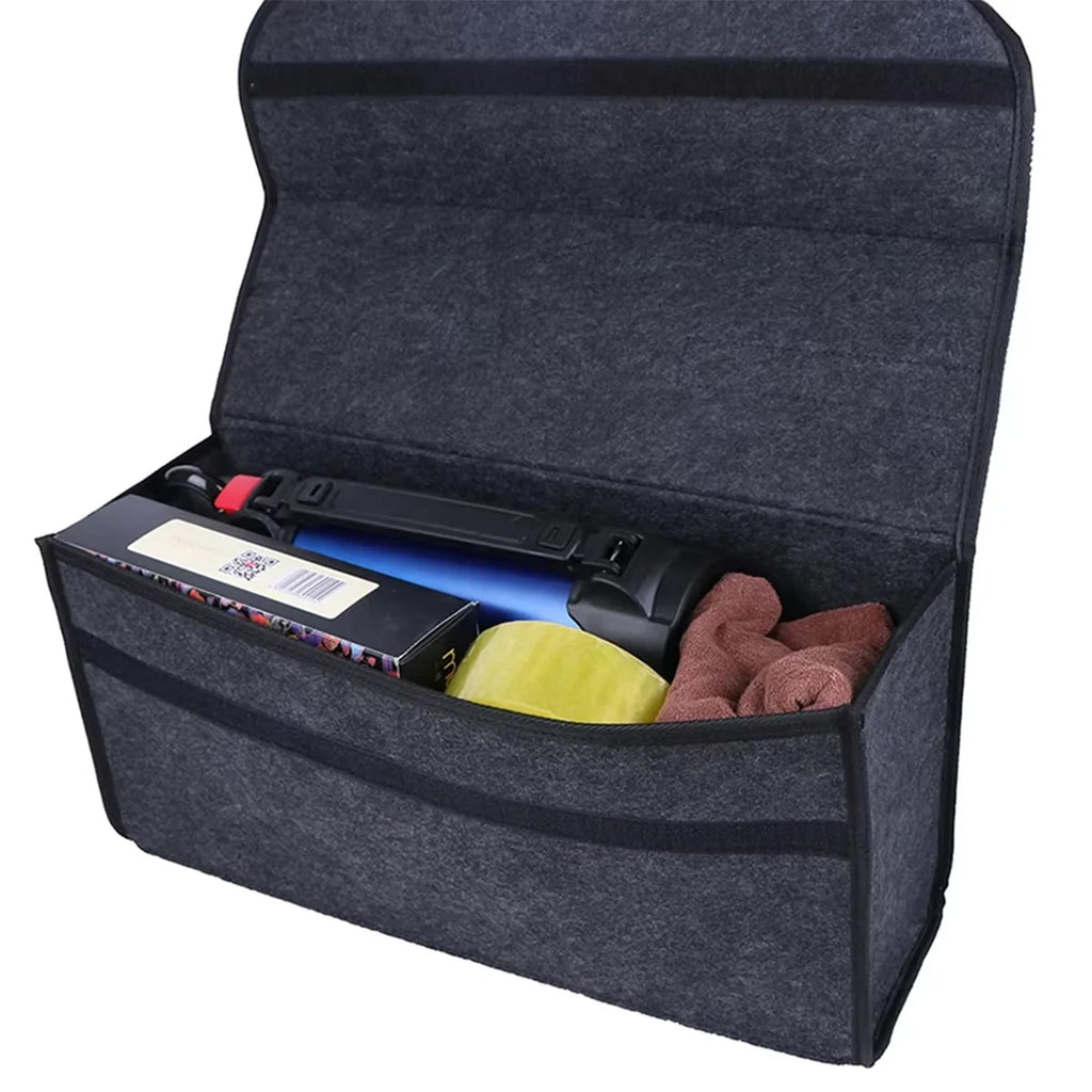Foldable Felt Car Trunk Storage Bag – Portable Multifunctional Organizer for Travel & Daily Use