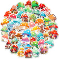 Kawaii Mushroom Sticker Pack — Fantasy Aesthetic Waterproof Decals (10 / 30 / 50pcs)