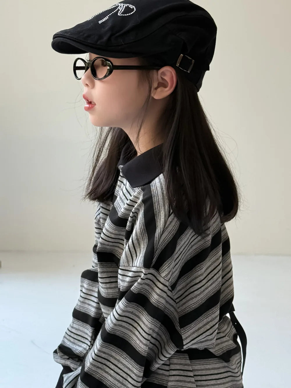Kids Unisex Striped Long Sleeve Top – Casual Toddler Outfit for Boys & Girls